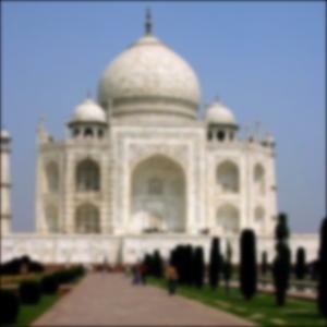 Taj Mahal after a gaussian blur
