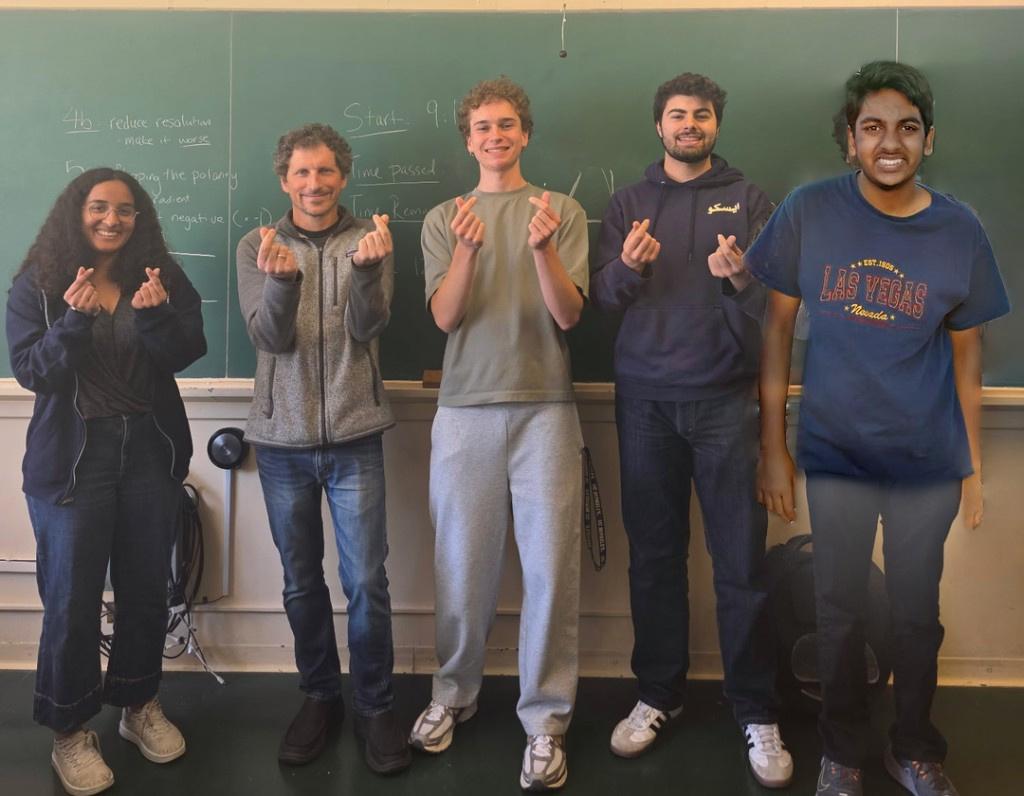 Final group photo blend with a younger Arvind