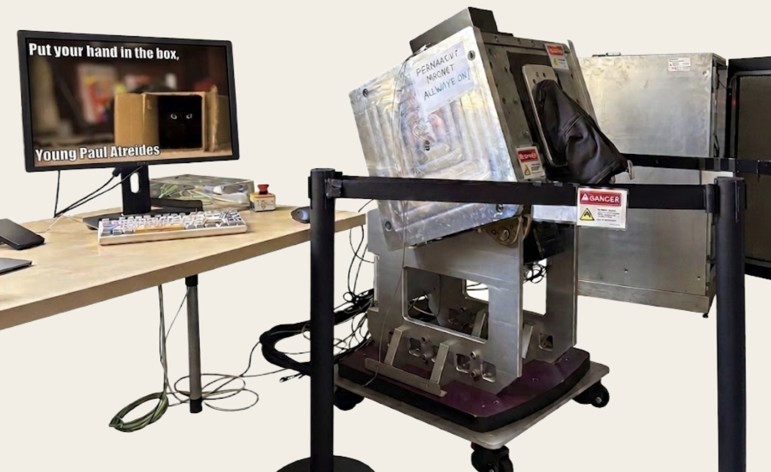 The 1.5T Aspect wrist scanner in Cory Hall